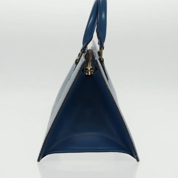 LOUIS VUITTON Epi Sac Triangle Hand Bag Blue M52095 LV Auth 96139 - Picture 4 of 16